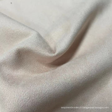 Tissu tricot en gros tissu couleurs des tissus en daim en daim